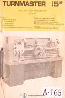 American Tool Works-American Machine Tool Turnmaster 15, 15 x 50 Lathe Operation and Parts Manual-01